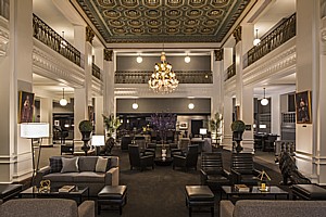 The historic Lord Baltimore Hotel reopens after a complete renovation that has restored its grandeur.